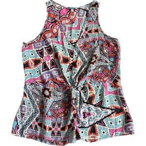 Maximalist 100% Silk Sleeveless Top, Loud Fashion, Leifnotes Anthropologie, 8